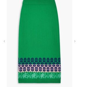 Jacquard-knit Cashmere Midi Skirt from LINGUA FRANCA